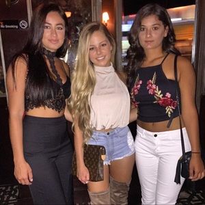 Cropped open back top